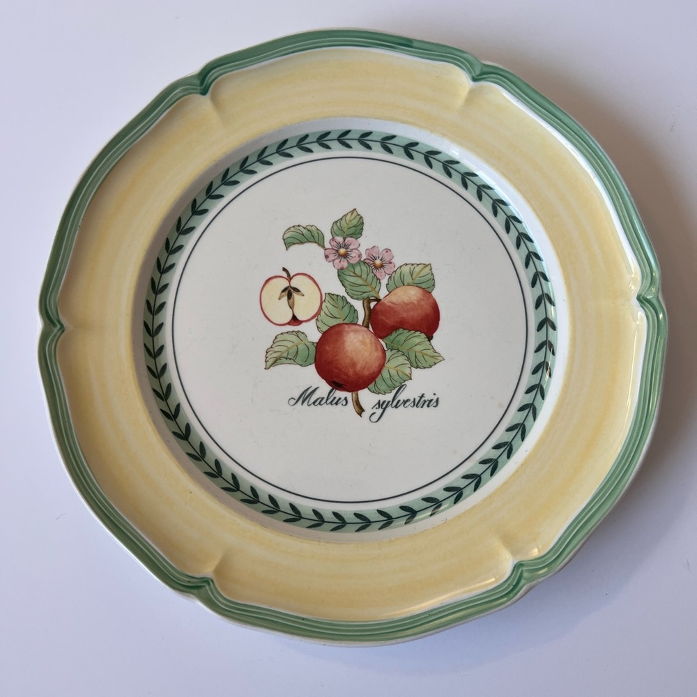 Villeroy & Boch French Garden Valance Yellow and Green Dinner Plate